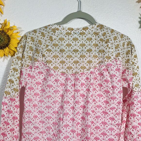 Sundance Aztec Button Down Boho Blouse Size Petite Small Women’s - Picture 9 of 11